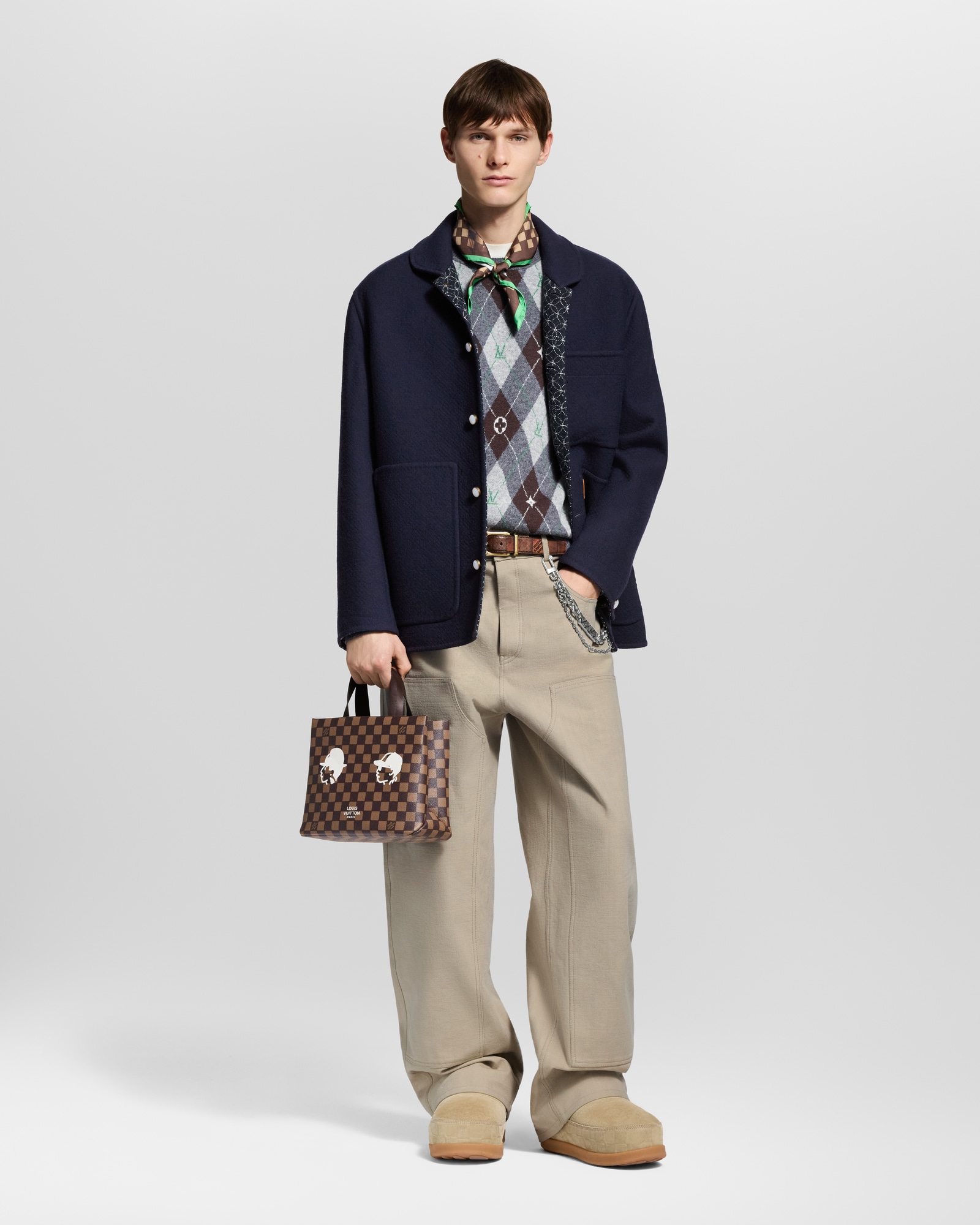 アーガイルクルーネック ｜ルイ・ヴィトン 公式サイト - 1AIMCJ